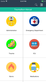 Clinical Protocols screenshot