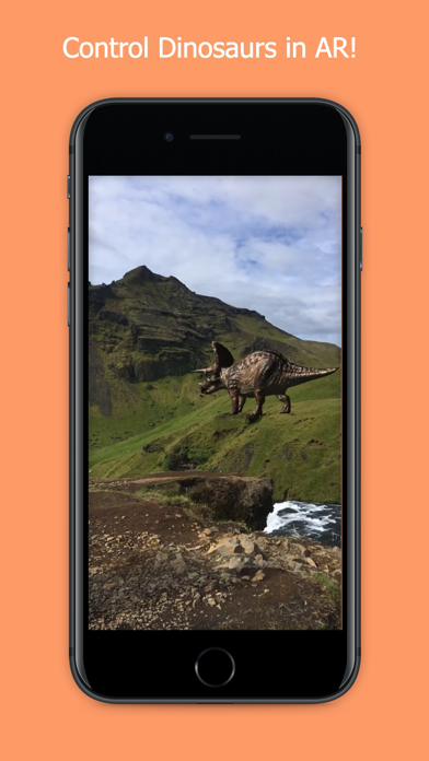 dinosAR: Dinosaur AR Camera iPhone screenshot 3 - Education app