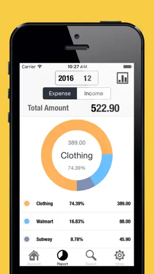 Spending Tracker-Account screenshot 2