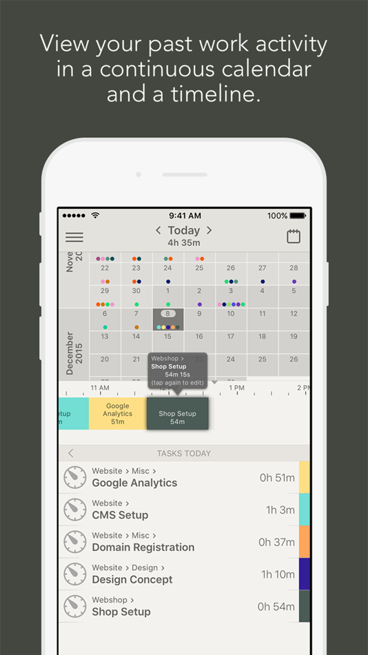 #4. Timeframe - Time Tracking (iOS) 来自: Niko Kramer