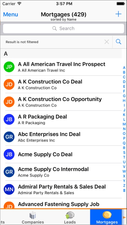 SalesNOW Mobile CRM for iPhone