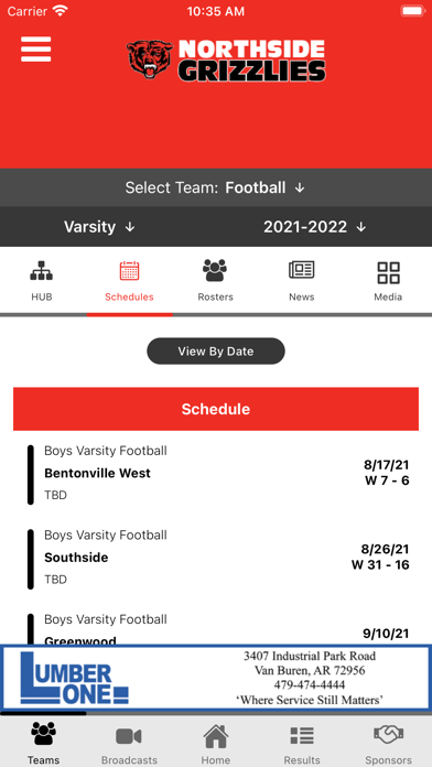 Fort Smith PS Athletics Screenshot