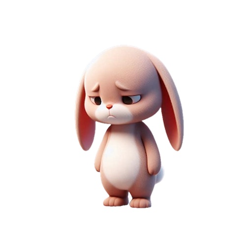 Sad Bunny Stickers