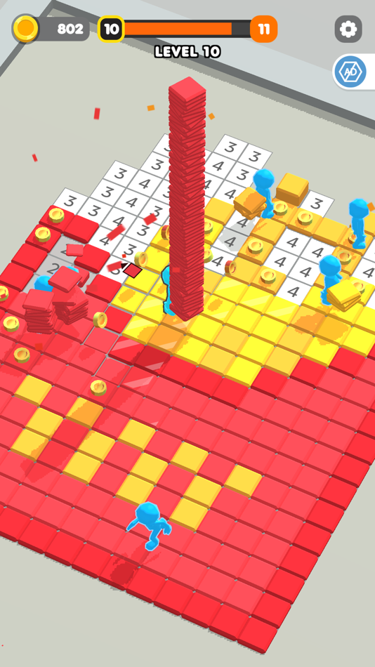 #3. Tile Craft 3D - Pixel Paint (iOS) 由: UNIT5