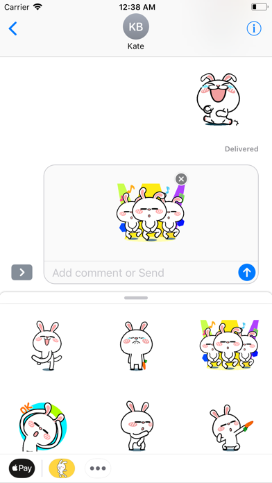 Funny Rabbit Dancing.s Sticker Screenshot