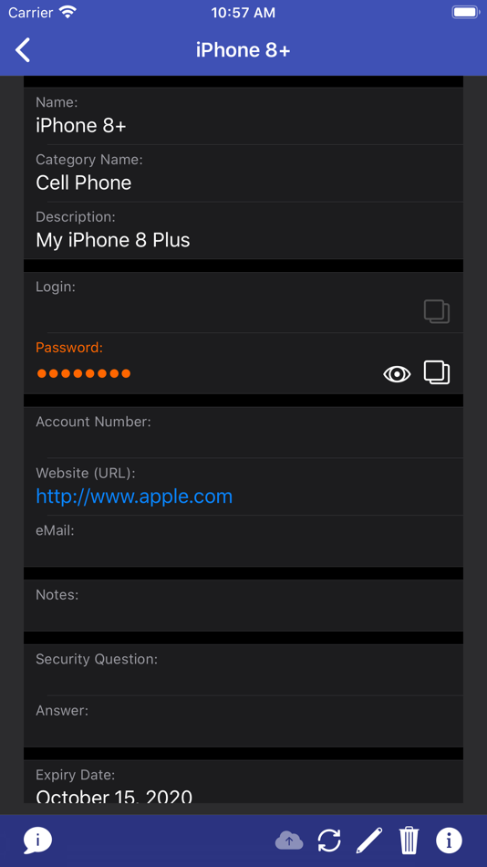 #6. iPWMinder - Password Manager (iOS) 由: Ewert Technologies