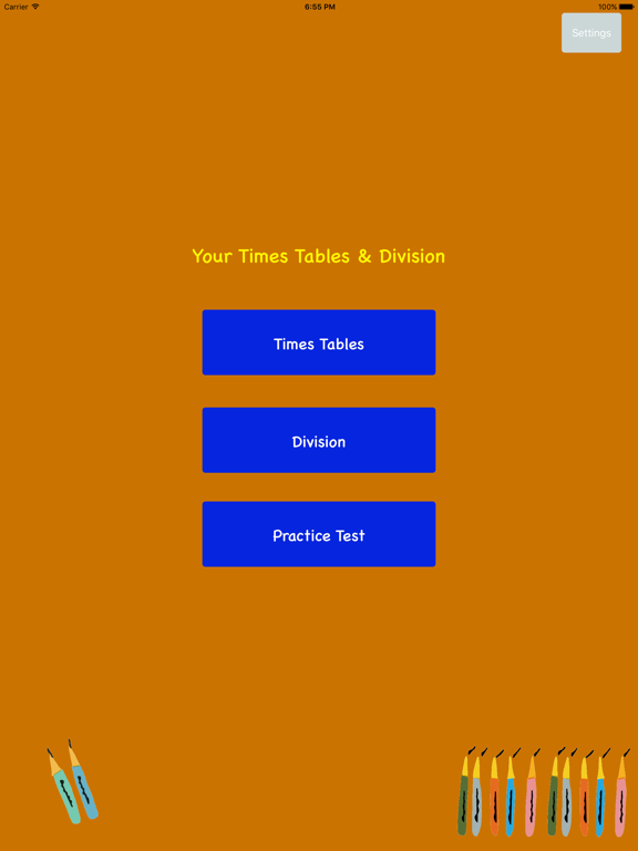 Your Times Tables & Division iPad screenshot