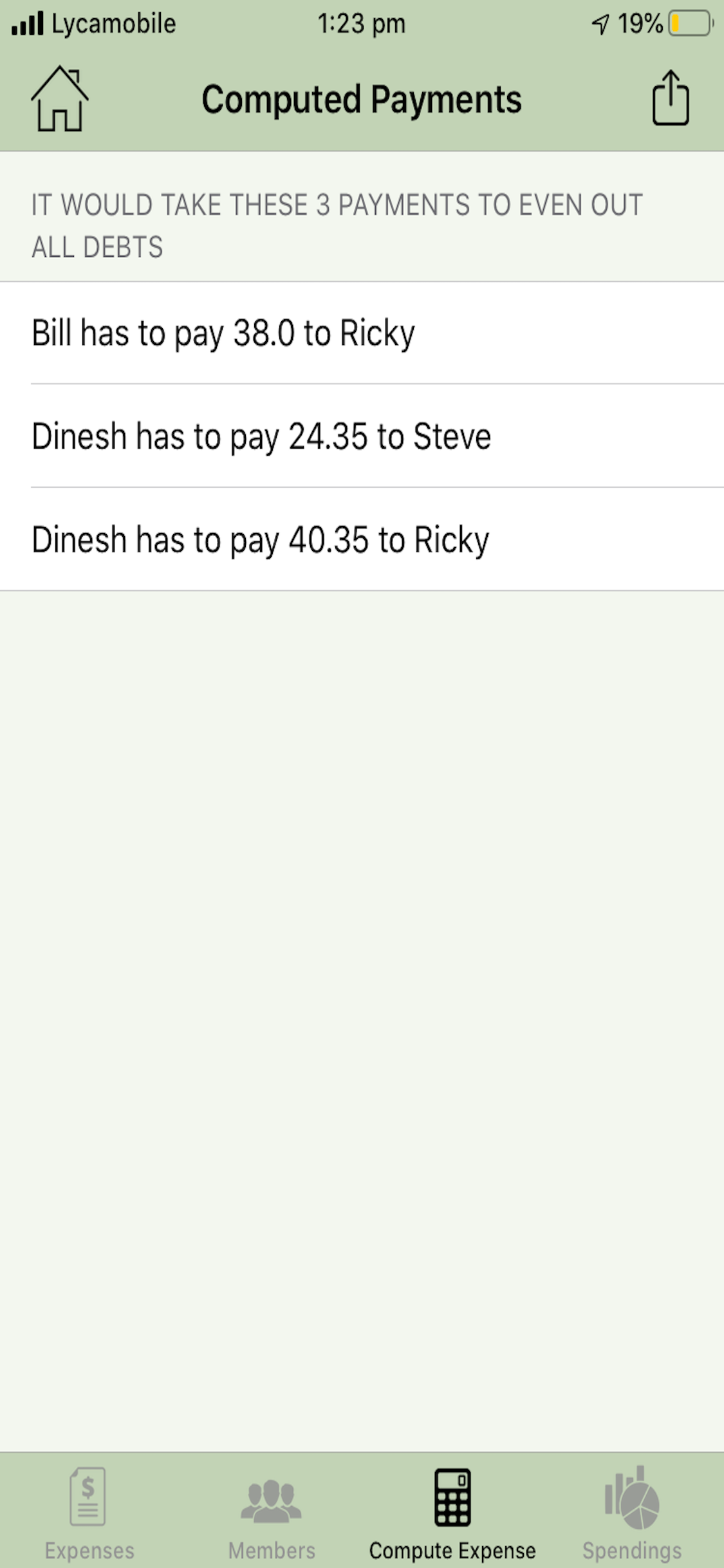 Expenses Split screenshot 4