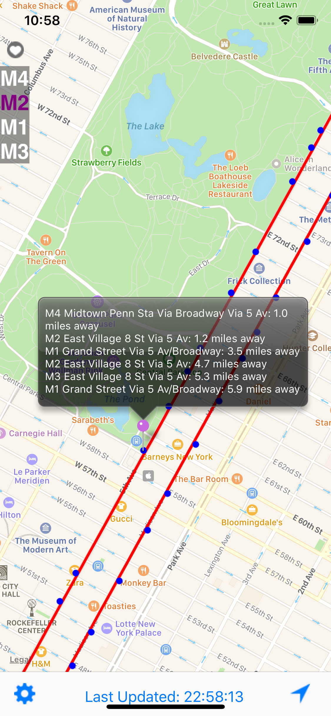 NYC Next Bus