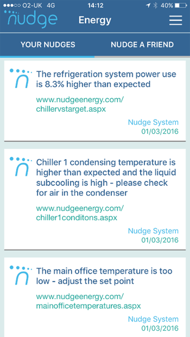 Nudge Energy screenshot