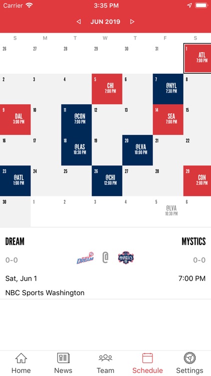 Washington Mystics Mobile screenshot-4