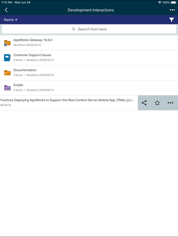 Screenshot #6 pour Content Management Mobile