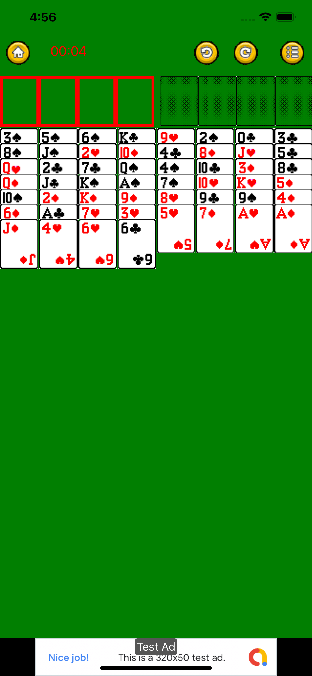 Freecell-card-game screenshot 3