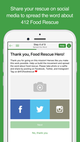 412 Food Rescue screenshot