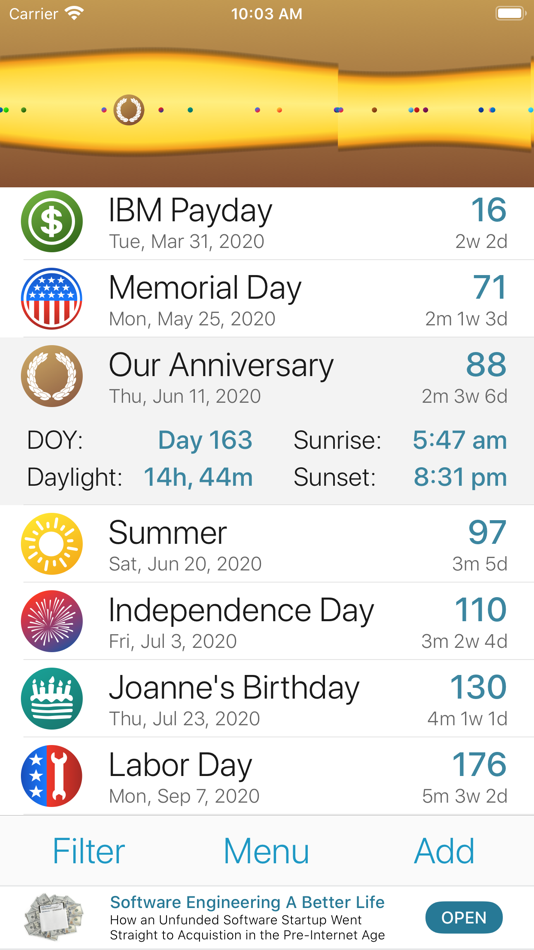 #3. DOY (iOS) 由: PeqApps