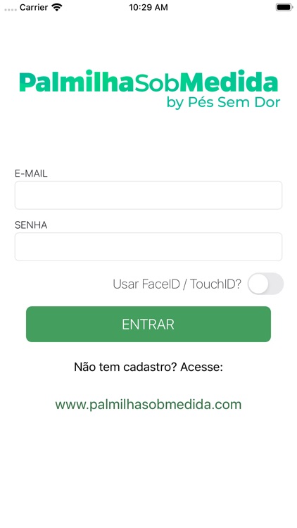Palmilha Sob Medida - Pro