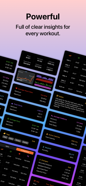 ‎Tempo: Run Log & Insights Screenshot