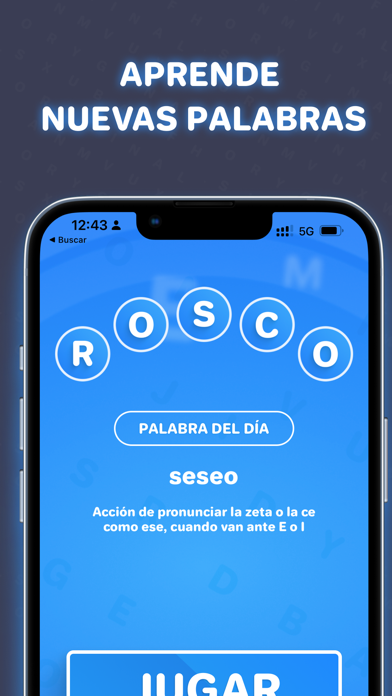 Word Wheel: Aprende en español Screenshot