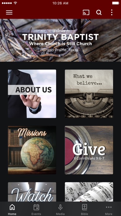Screenshot #1 pour Trinity Baptist Church GP, TX