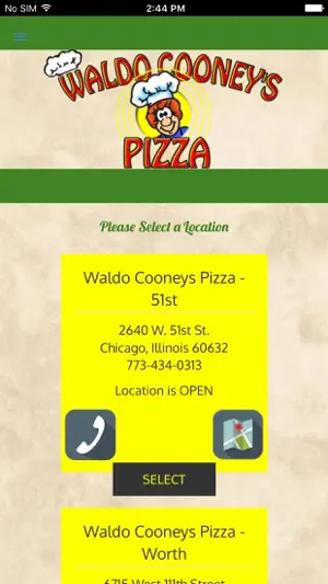 Waldo Cooney's Pizza screenshot 1