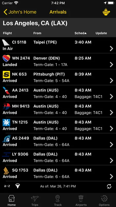 Flightview - Flight Tracker screenshot 5 of 8