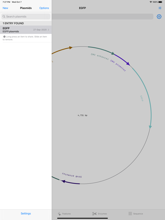 Screenshot #5 pour Plasmids X