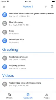 Google Classroom iphone resimleri 2