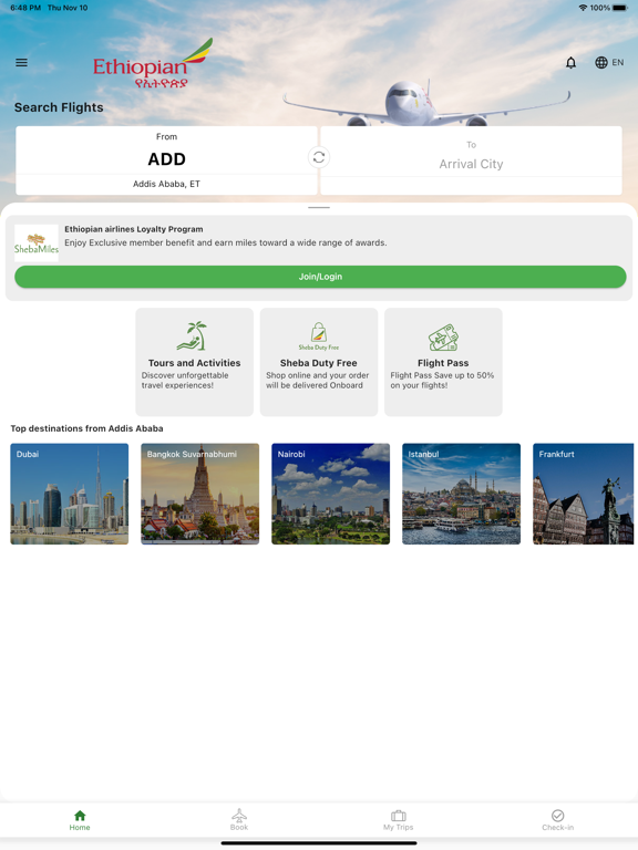 Screenshot #5 pour Ethiopian Airlines