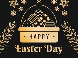 Glittering & Gold Easter Day