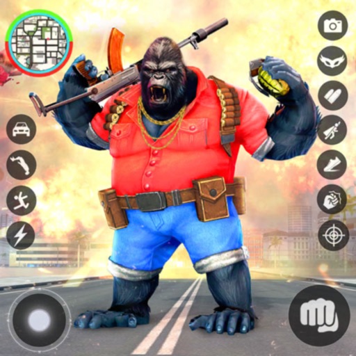 Gorilla Gangster City Crime 3D icon