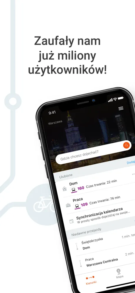 Moovit: Bus, pociąg i tramwaj