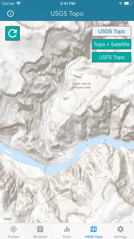 Topo Map & Hiking Tracker screenshot 6 of 7