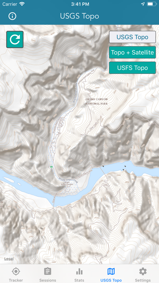 #6. Topo Map & Hiking Tracker (iOS) 由: LW Brands, LLC