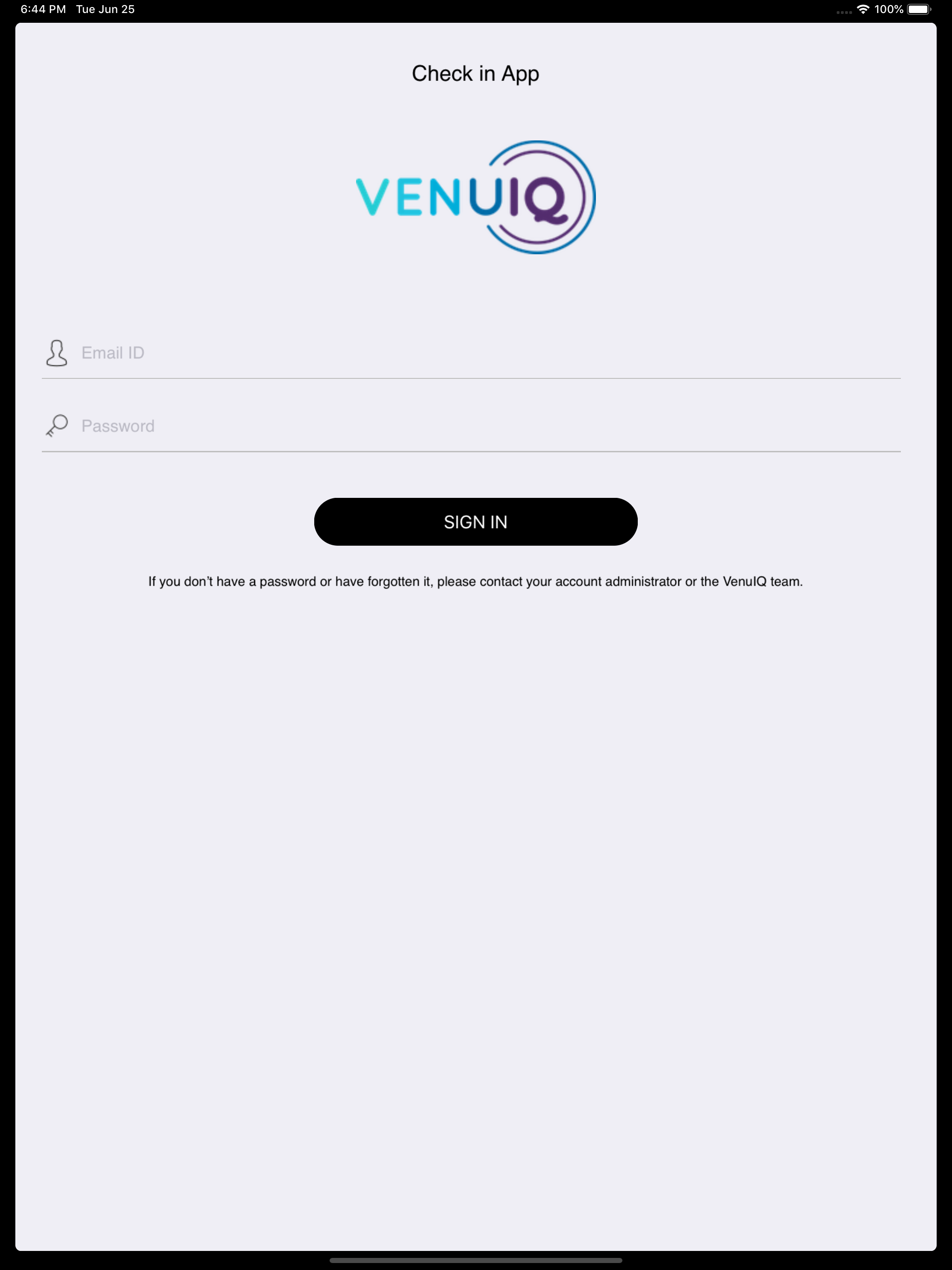 VenuIQ Admin App