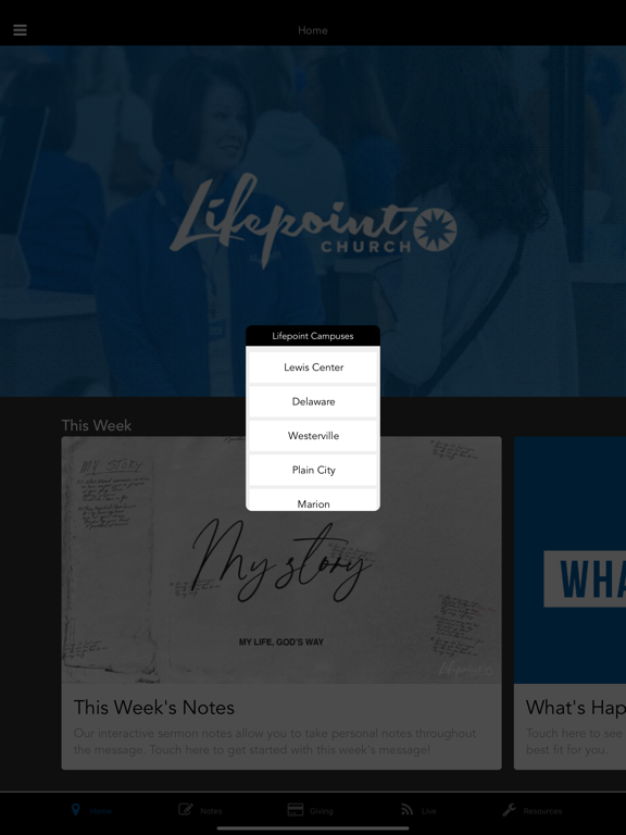 Lifepoint Ohio iPad screenshot 2 - Utilities app