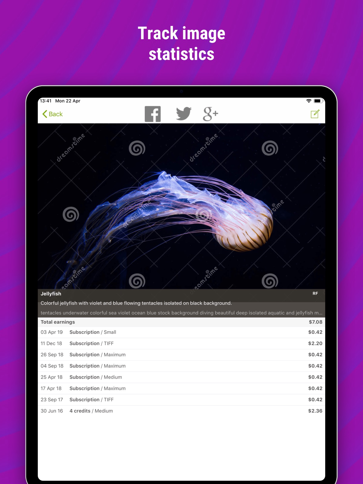 Dreamstime Companion ipad screenshot 4