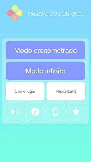 Captura de pantalla de Mezcla De Números en iPhone 4