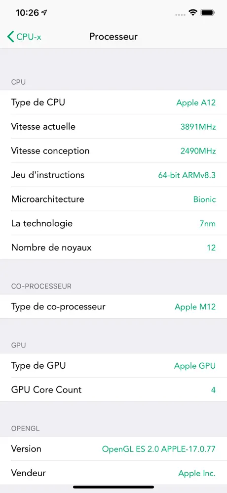 CPU-x Dasher z battery life