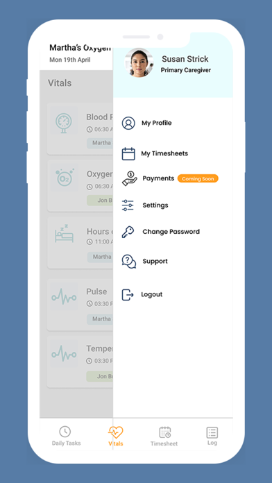 ConsidraCare Caregiver Screenshot