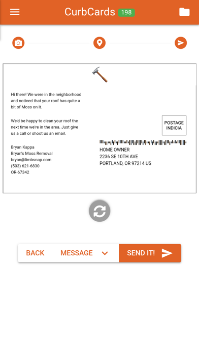 CurbCards iPhone screenshot 6 - Business app
