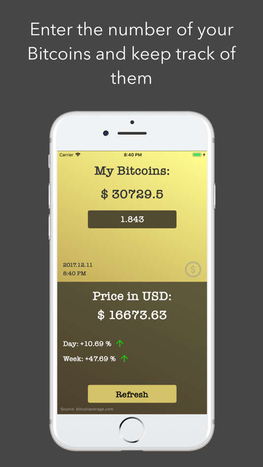 #1. My Crypto - Widget & Chart (iOS) โดย: Daniel Reicher