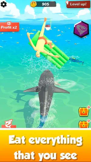 Idle Shark World - Tycoon Game screenshot 2