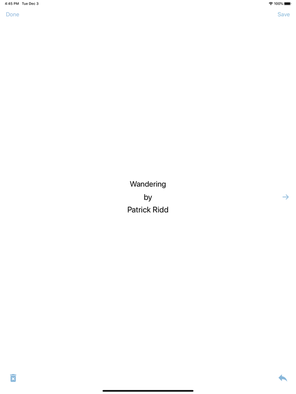 ScriptBuilder iPad screenshot 2 - Productivity app