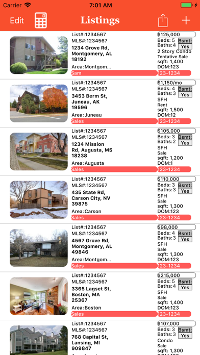 Screenshot #2 pour Real Estate List