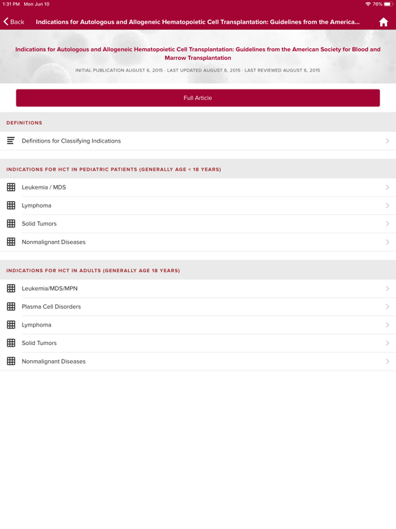 Screenshot #6 pour ASTCT Practice Guidelines