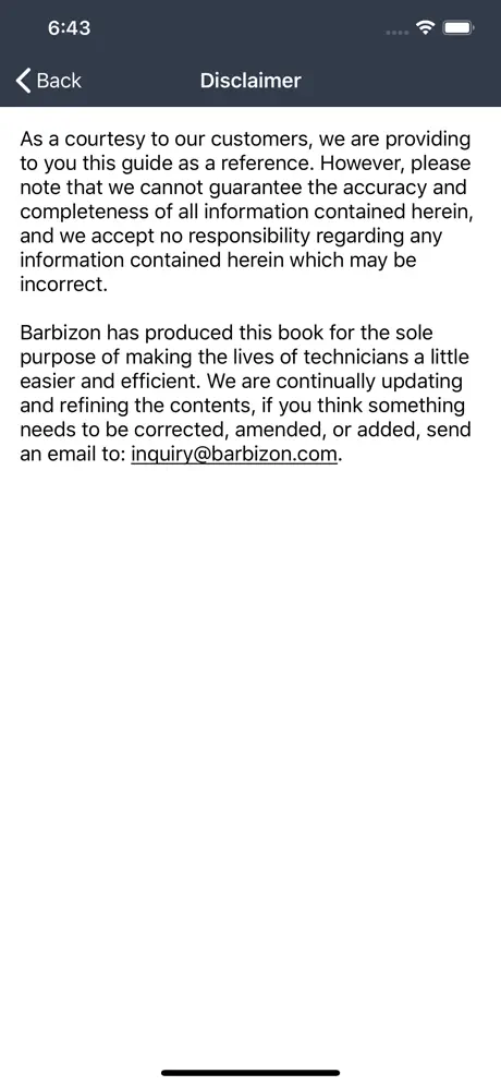 Barbizon Handbook