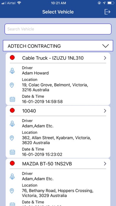 Screenshot #2 pour Fleetminder Fleet Management