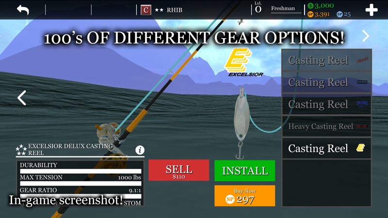 uCaptain Fishing Boat Game screenshot 9