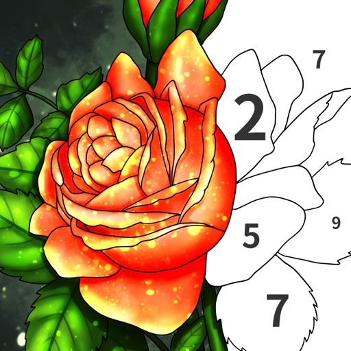 Art Number Coloring Book iOS App