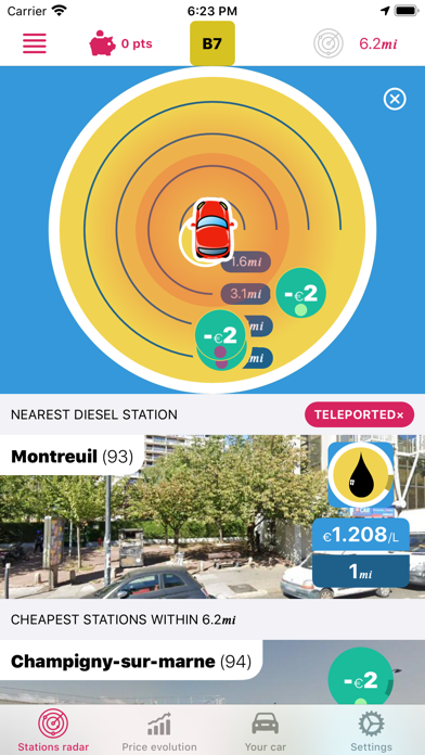 Gas Discount Screenshot